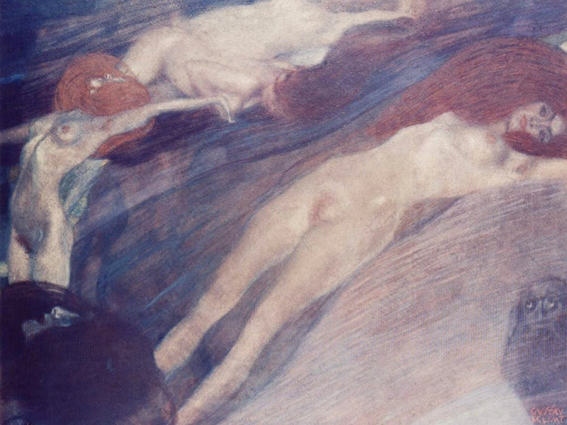 Bewegte Wasser, Gustav Klimt