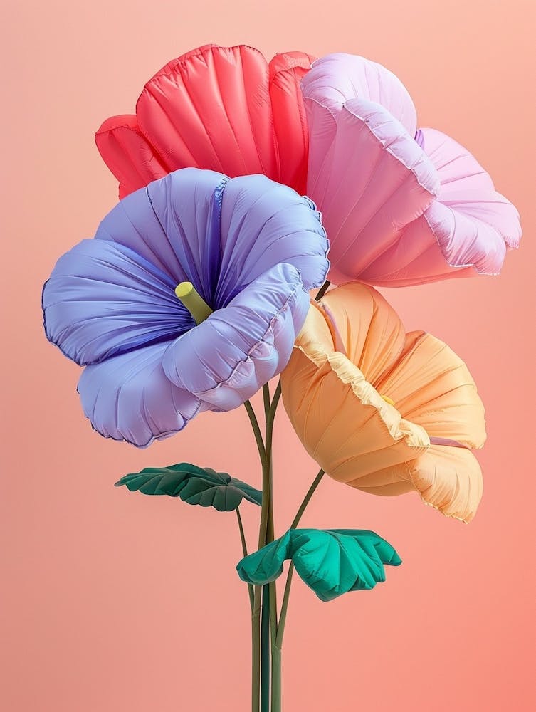 Dreamy Inflatable Flowers Hollyhock 1