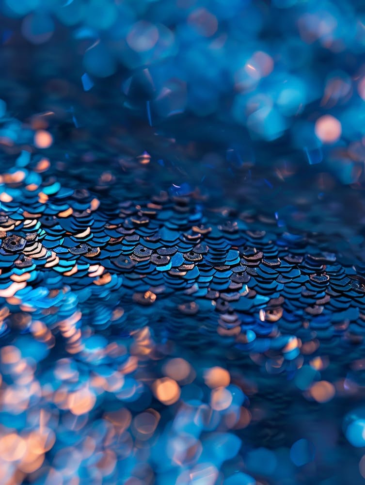 Blue Sparkles