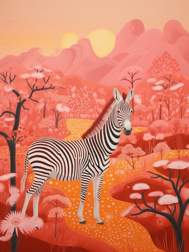 Zebra At Sunrise 2