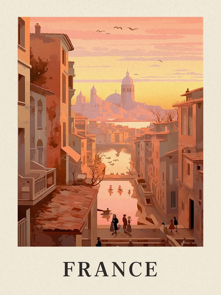 Vintage Travel Poster France 3