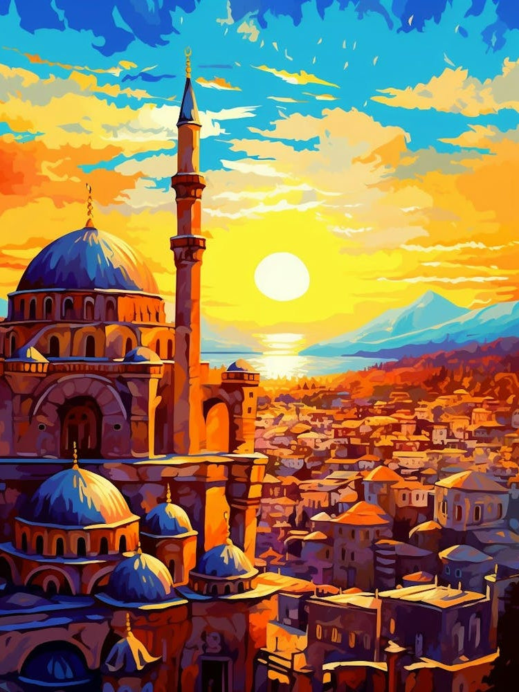 Sleymaniye Mosque Pixel Art 9