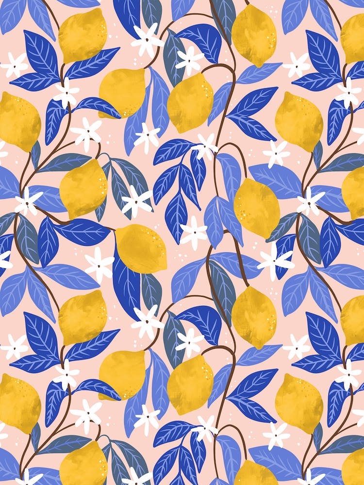 Lemon Citrus Pattern