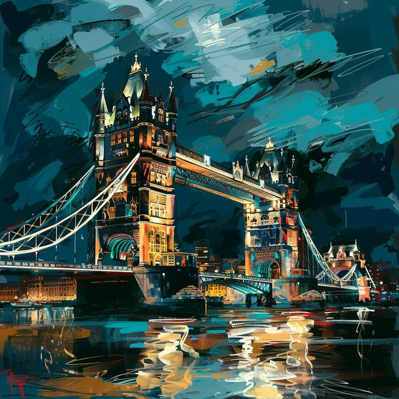 Tower Bridge At Night