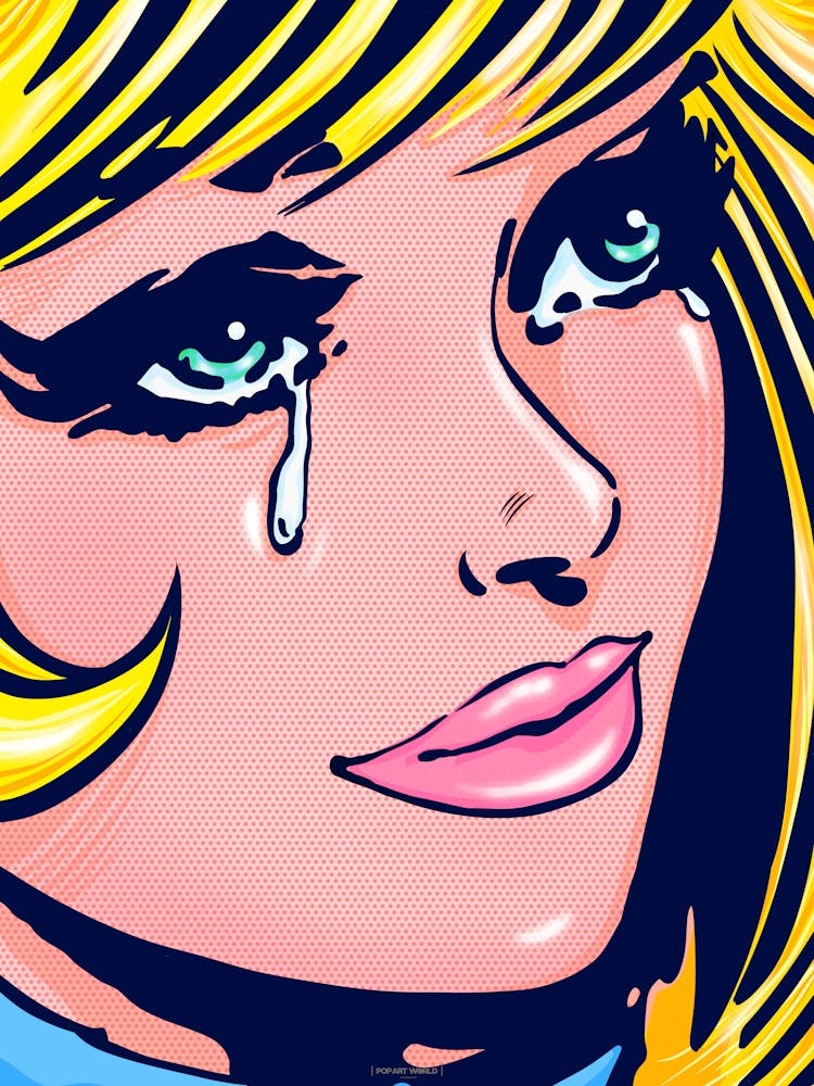 Don't leave now... | Comic Romance Art Digital | Pop Art World 2025