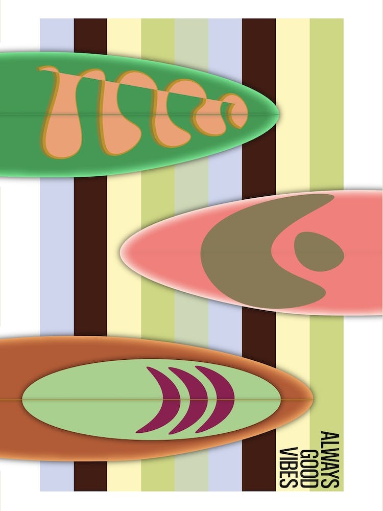 Always Good Vibes Green 1