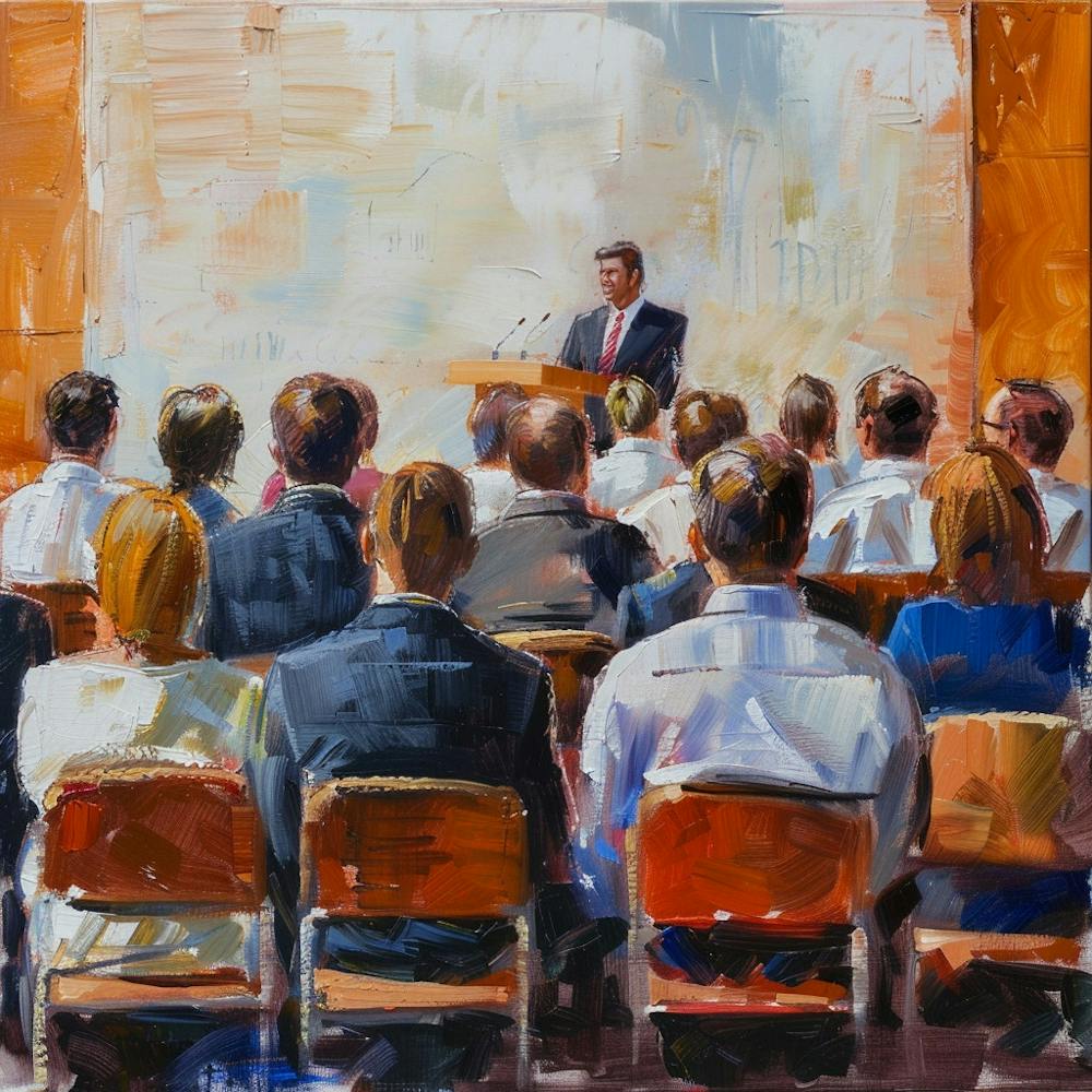 Audience At A Lecture