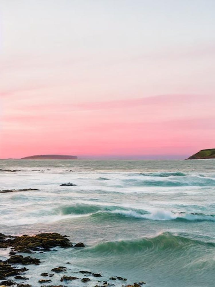 Cemaes Bay, Anglesey, Wales Pink Photography 2