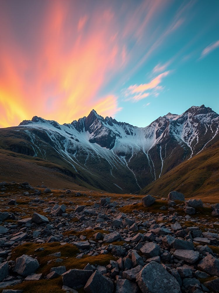 Sunset In The Mountains 45