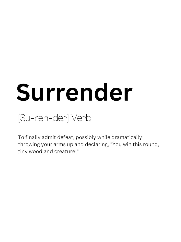 Surrender Definition Meaning