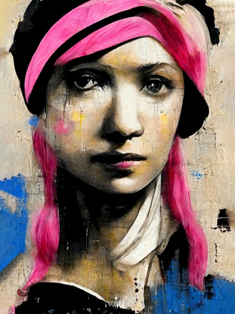 The Girl With The Pearl Earring Graffiti Street Art