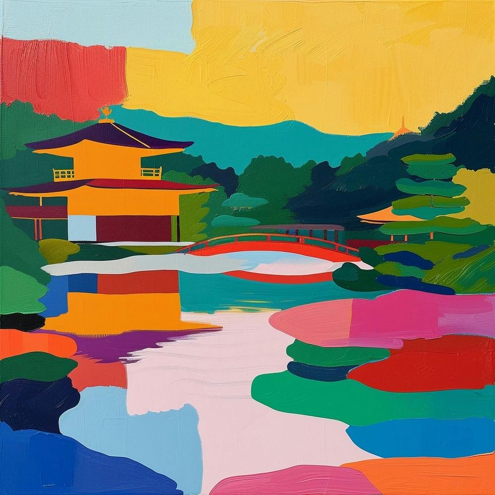 Colourful Gardens Ninna Ji Temple Japan 4