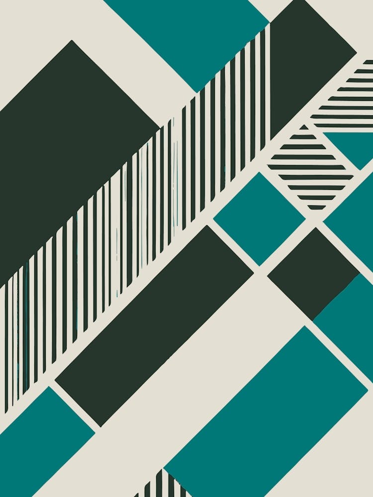 Geometric Teal