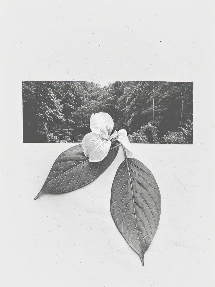 Iris Flower Photo Collage 2