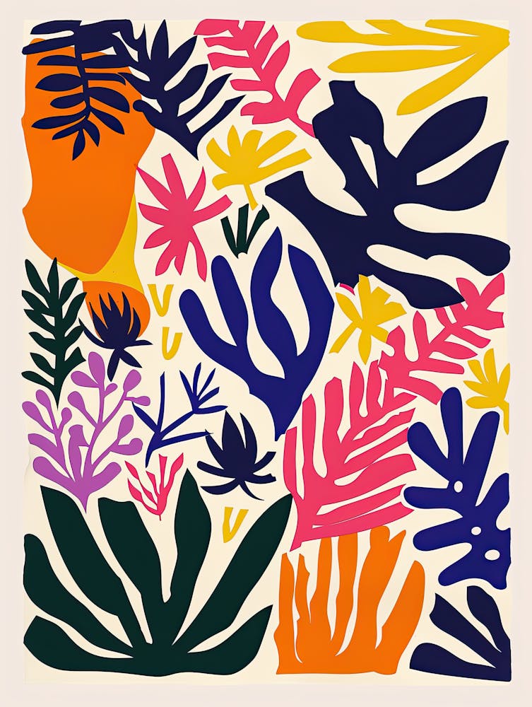 Pulsing Rainforest Matisse Style