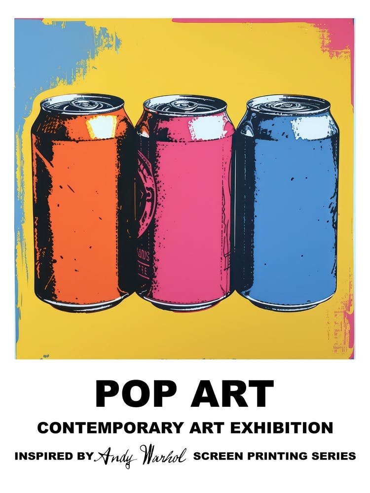 Poster Cans Pop Art 2
