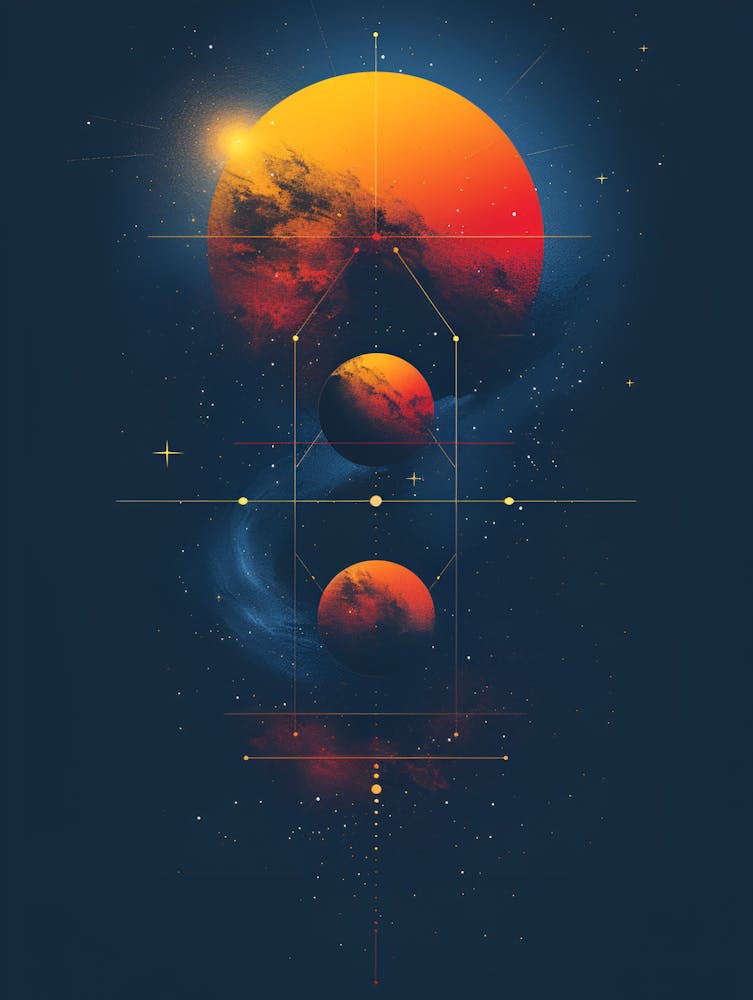 Planeten im Weltraum 6