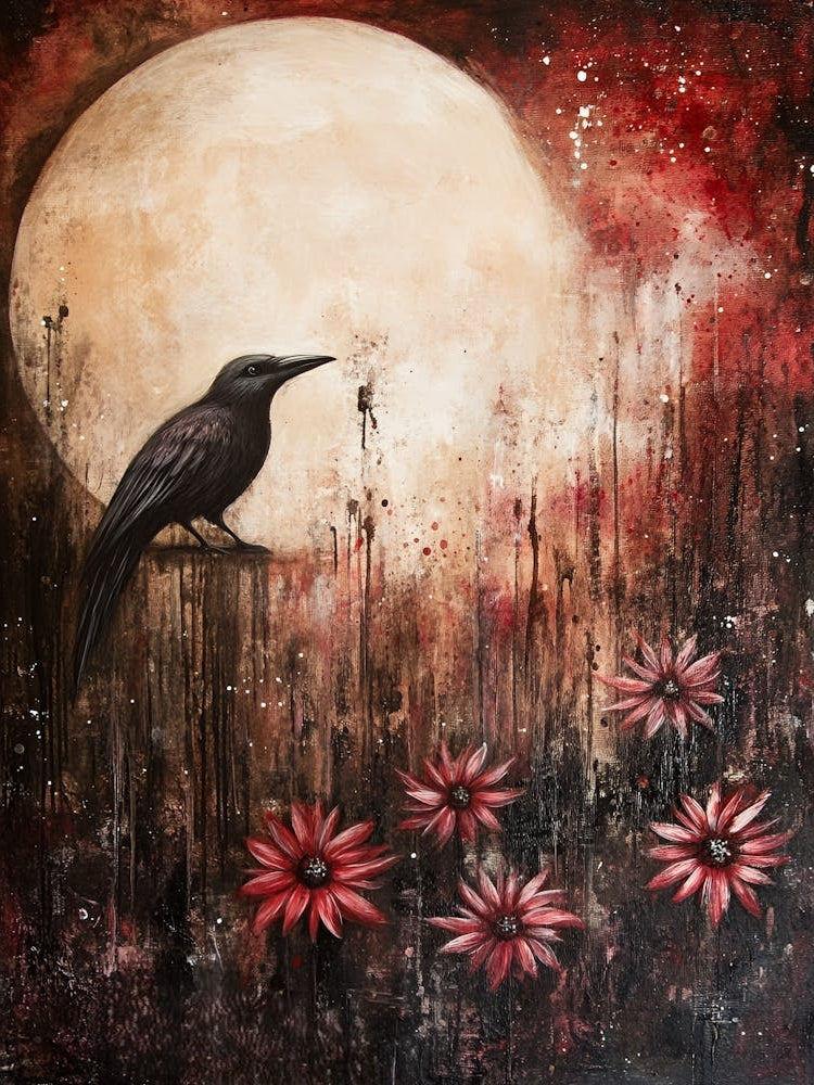 Crow At The Moon