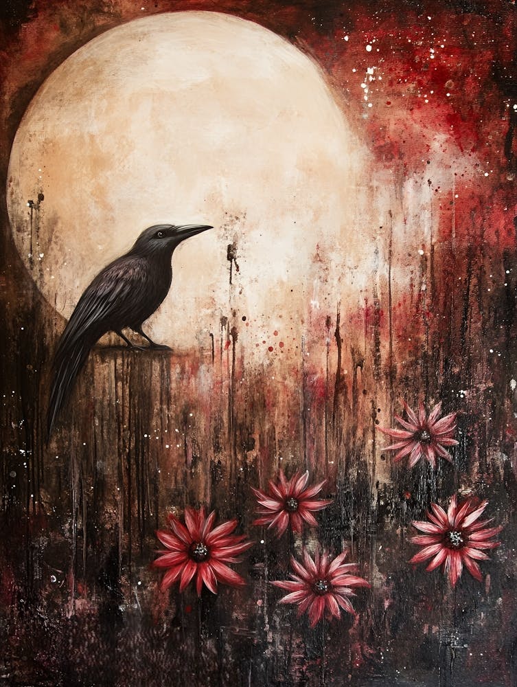 Crow At The Moon