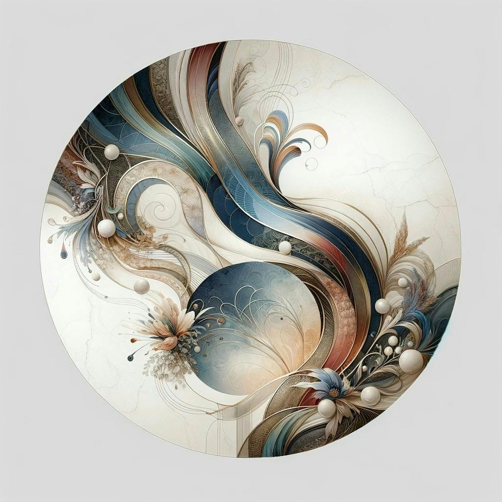 Abstract Floral Painting