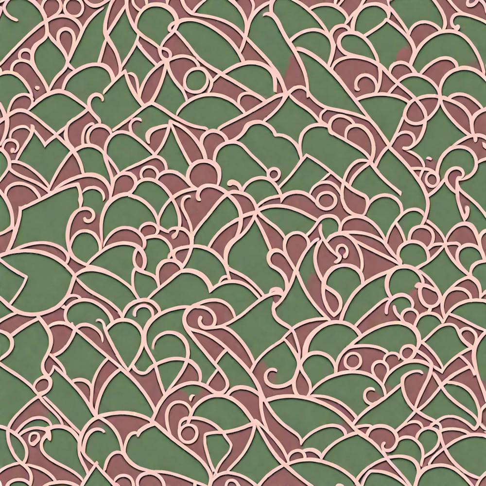 Abstract Pattern, Seamless Pattern Interlocking, Flat Art, 153