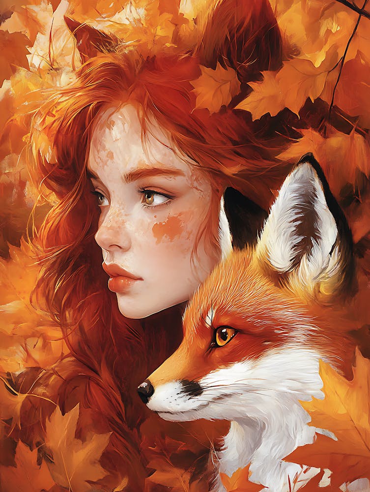 Fox And Girl 3