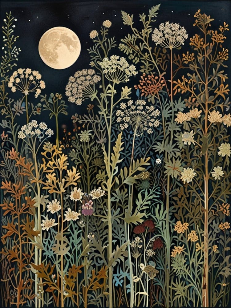 William Morris Moonlight In The Meadow 3