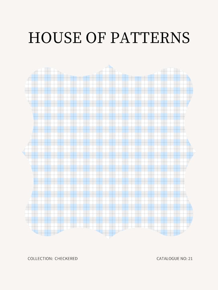 Checkered Pattern Poster 21
