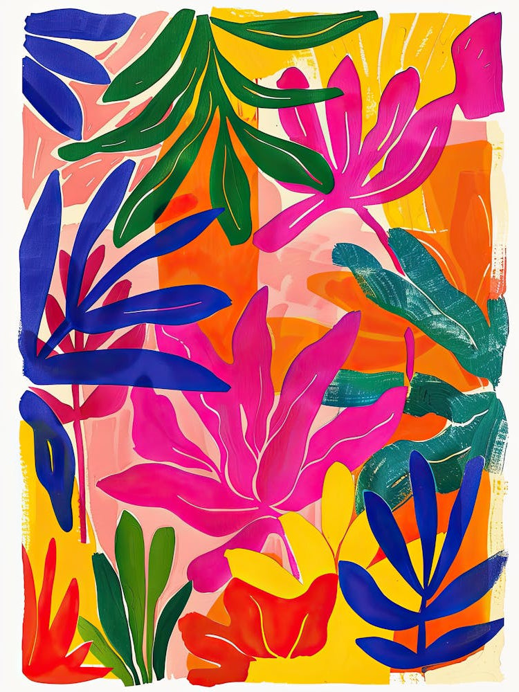 Harmonious Jungle Matisse Style