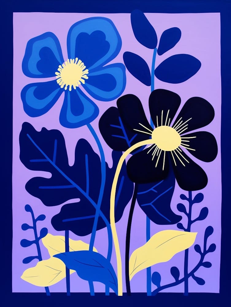 Illustration Fleur Bleue Buttercup 1