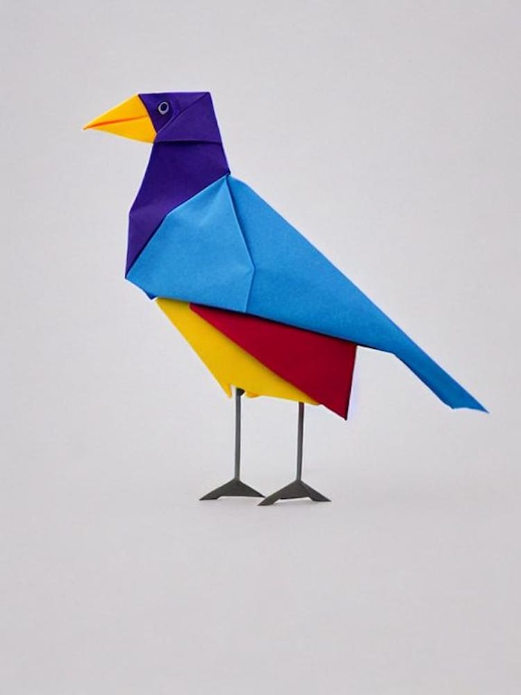 Cowbird Origami Bird