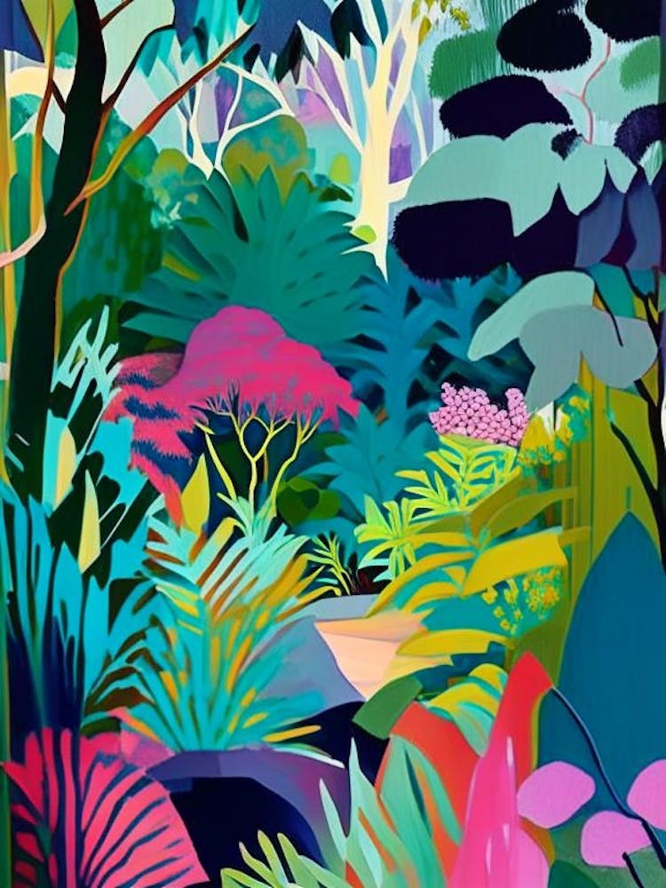 Mount Tomah Botanic Garden, Australie Nature Morte Abstraite