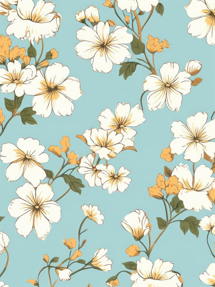 Wallpaper Floral Pattern 1