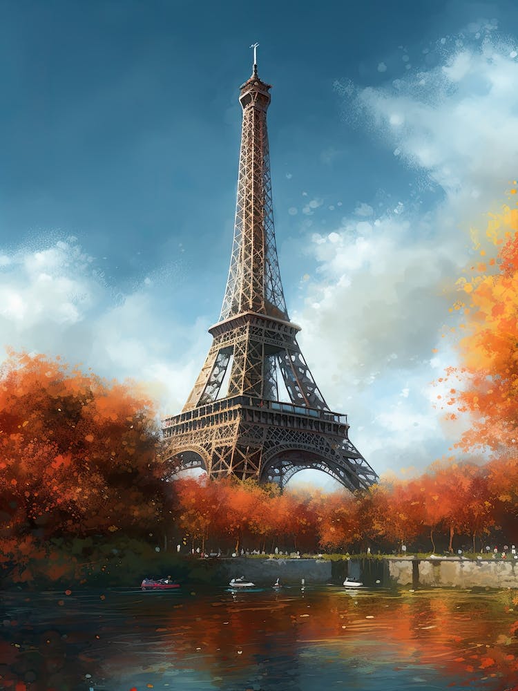 Eiffel Tower Paris France Dominic Davison Style 3