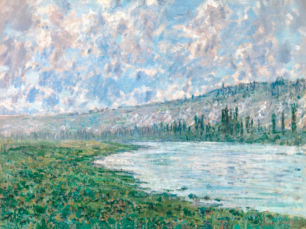The Seine At Vétheuil (1880), Claude Monet