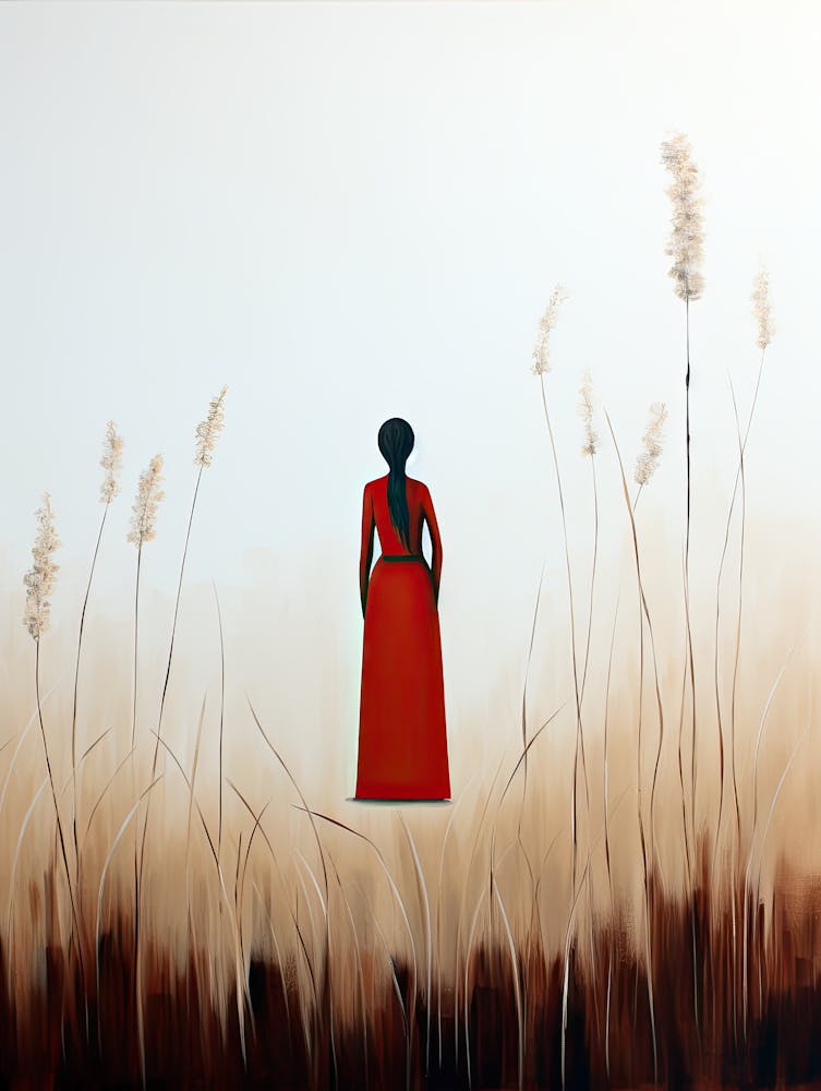 Mystic Feather Symphony, Boho Art Style