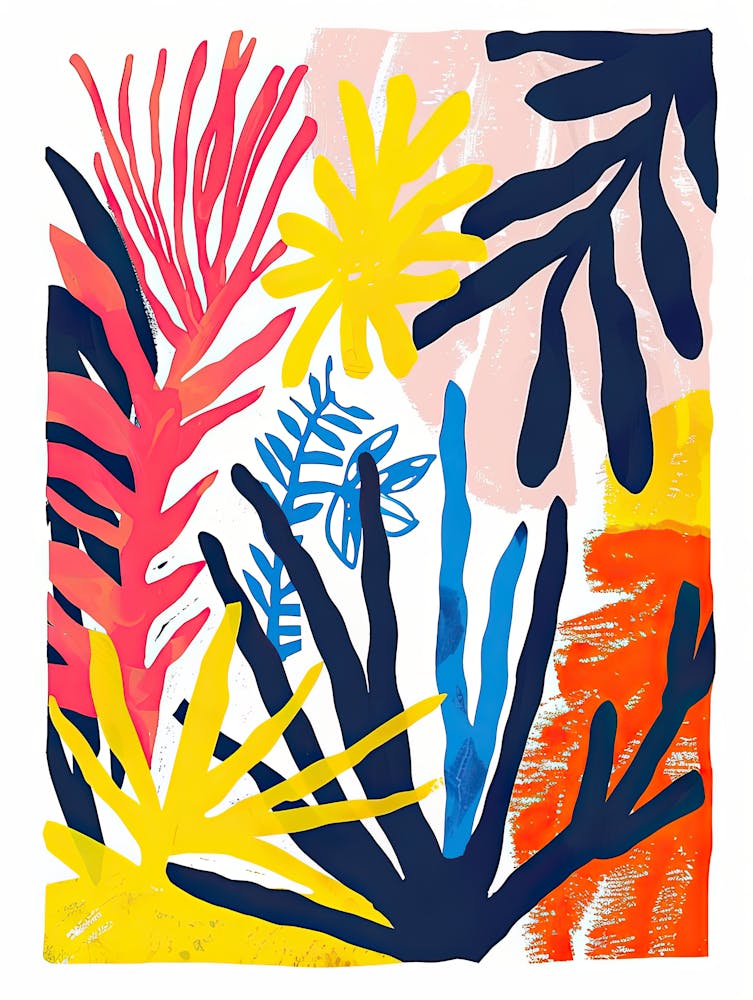 Prismatic Garden Matisse Style 1
