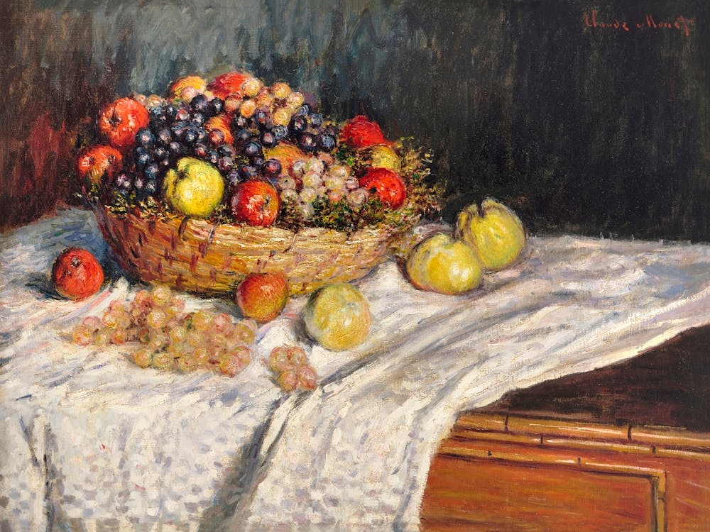 Apples And Grapes (1879–1880), Claude Monet