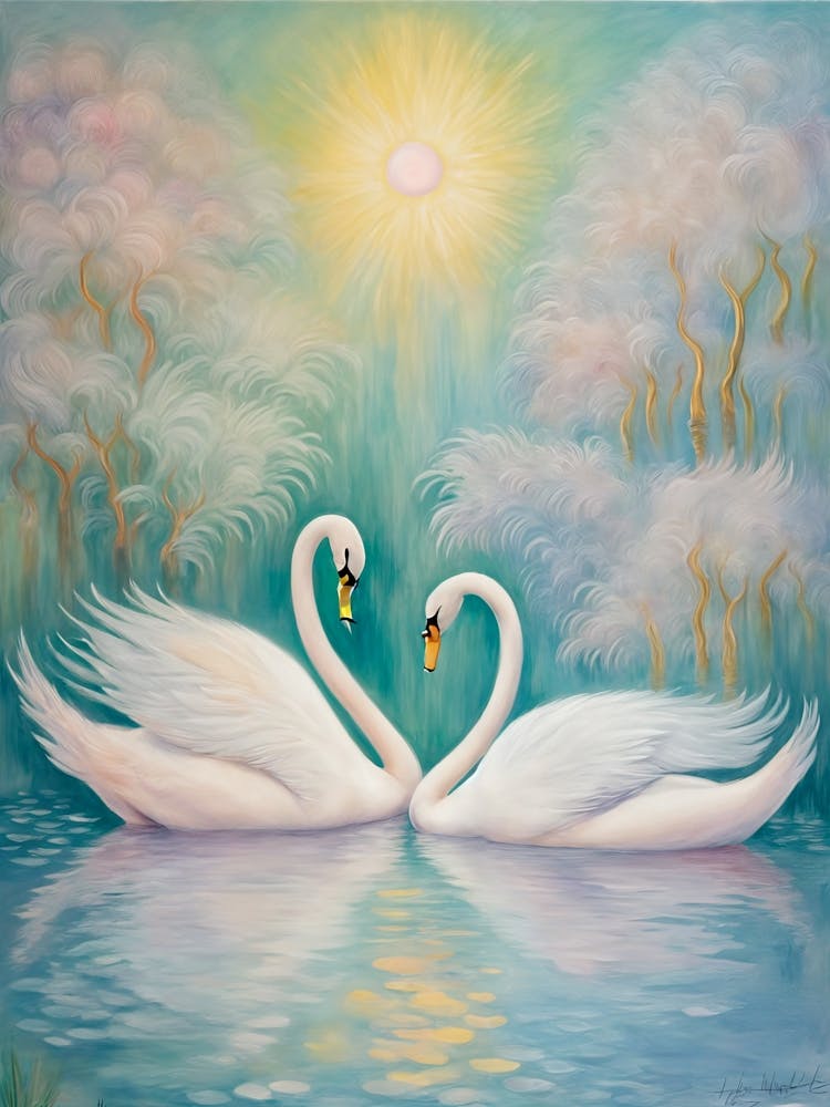 Swans In Love