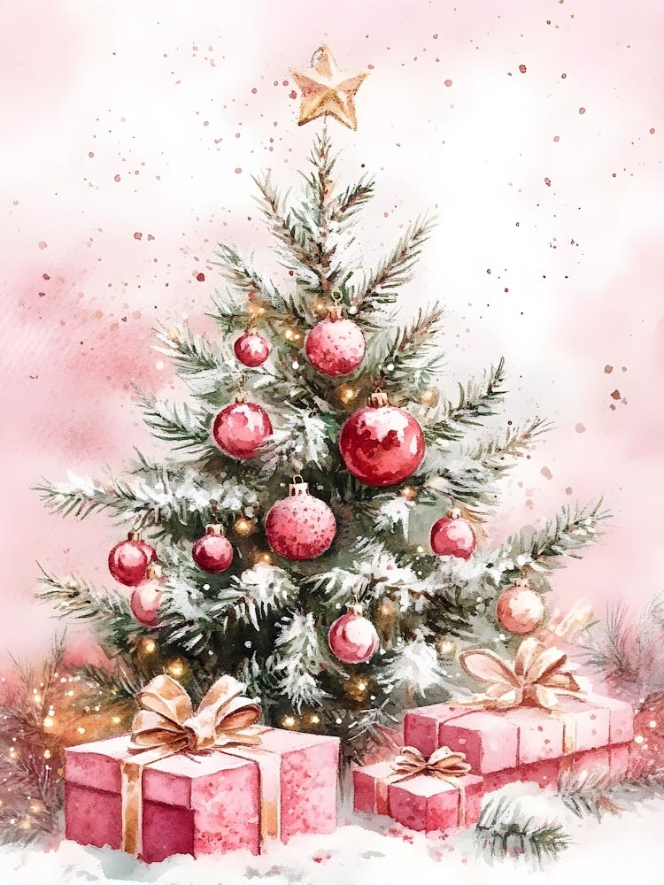 Christmas Tree With Presents 1