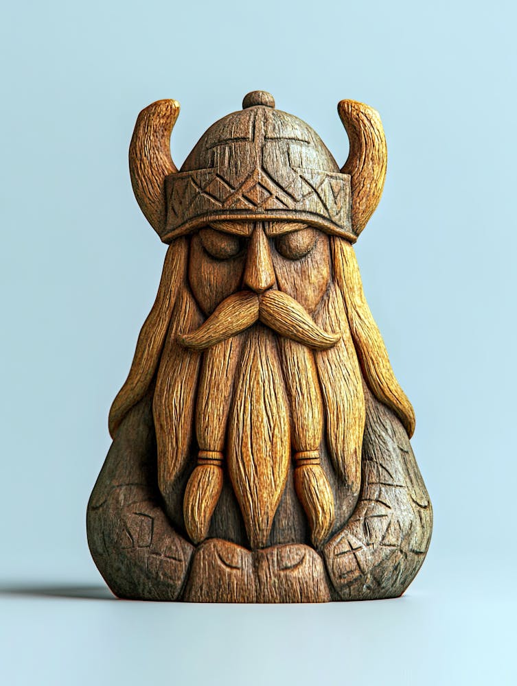 Viking Statue, Viking's Chess, Tafl Game 1