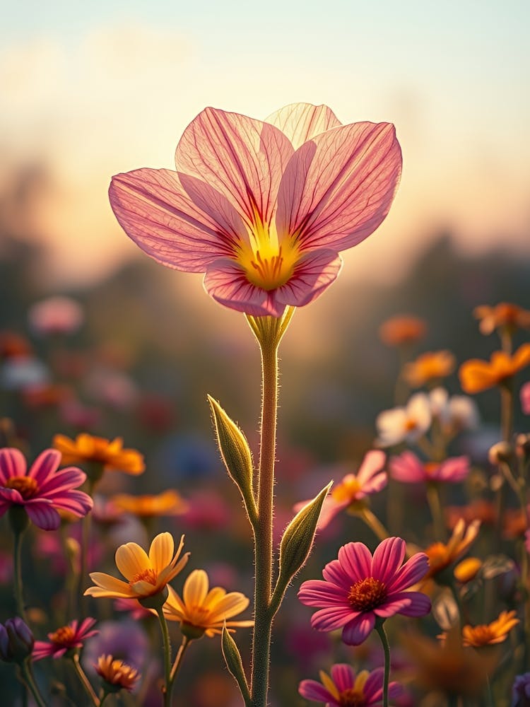 Flower In A Field