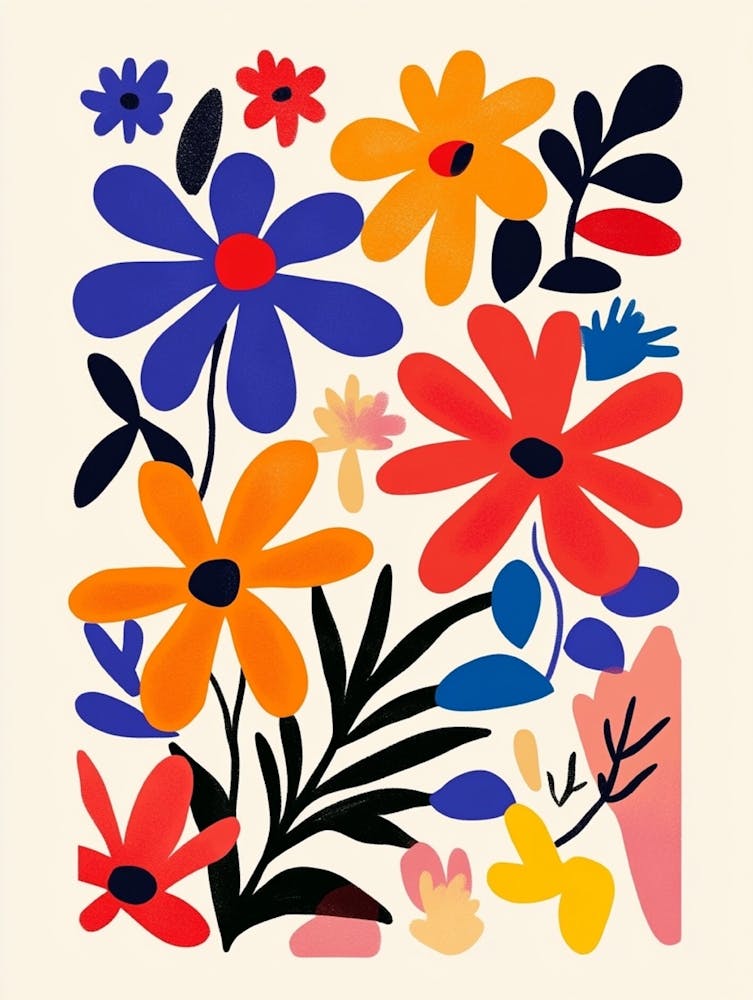 Abstract Floral Painting 5