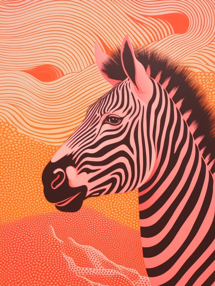 Zebra Coral Portrait