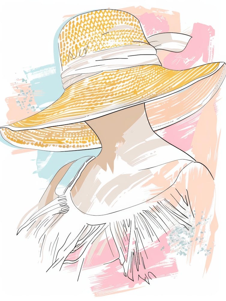 Woman In A Hat 76
