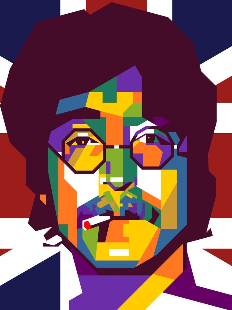 John Lennon Wpap Pop Art