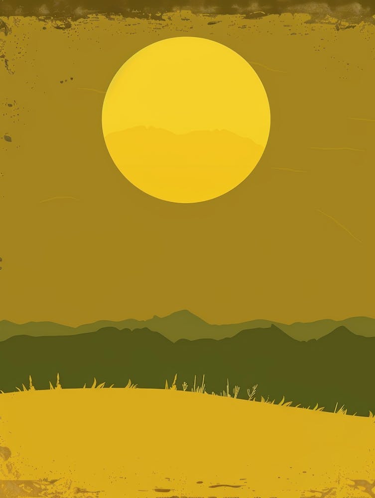 Sunset In The Countryside 1