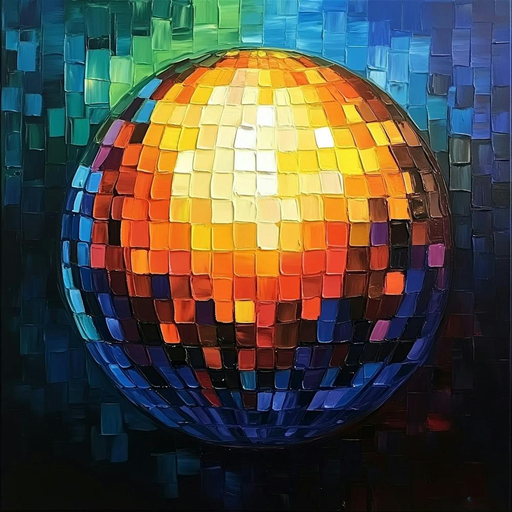 Disco Ball Art 7