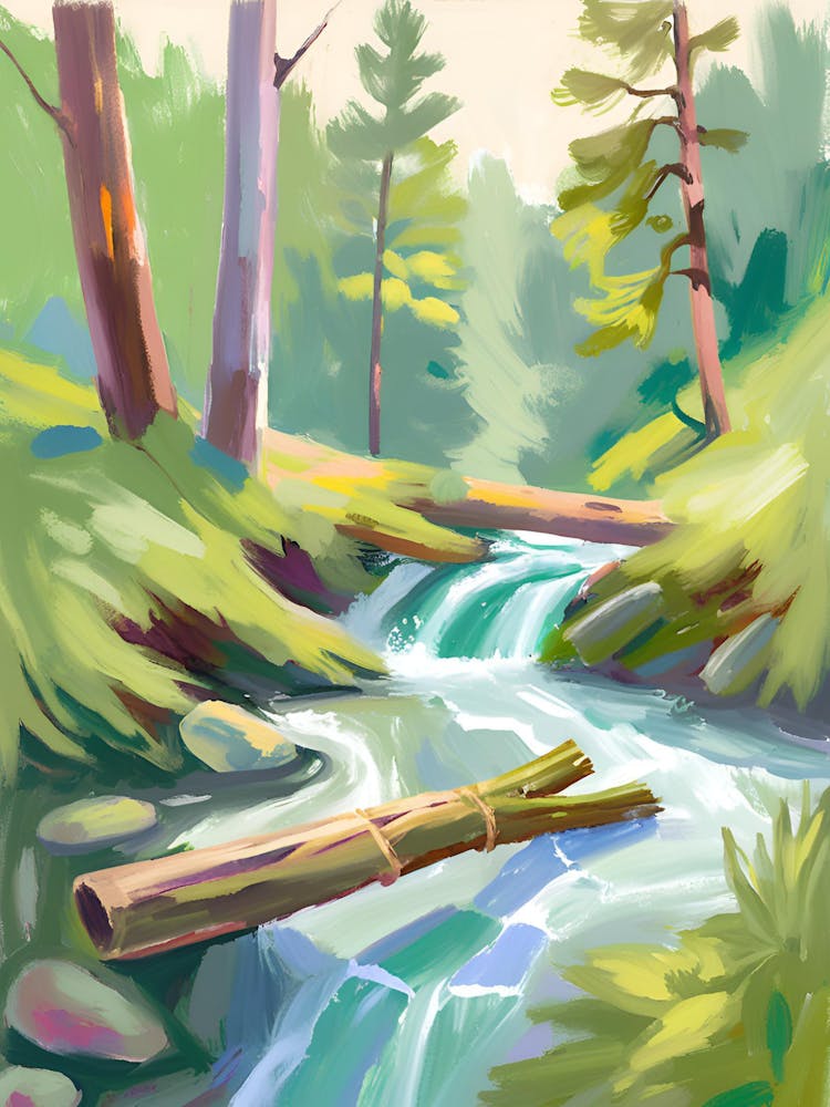 Stream In The Woods 1