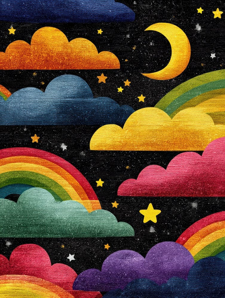 Rainbows And Clouds 1